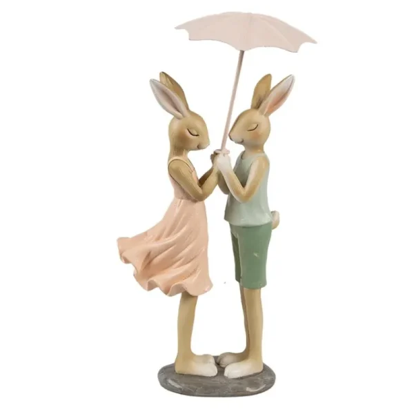 Clayre&eef Pasqua>Amore sotto la Pioggia 12x10x26 cm