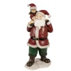 Clayre&eef Natale>Babbo con Bambino 11x8x23cm