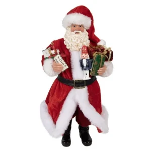 Clayre&eef Natale>Babbo con doni 28cm