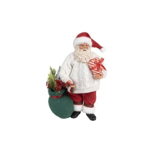 Clayre&eef Natale>Babbo con Maglioncino 28cm