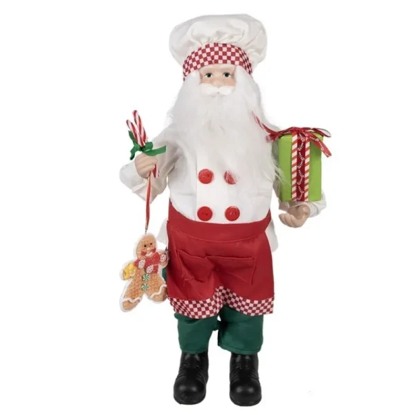 Clayre&eef Natale>Babbo con Omino di Pandizenzero 46cm