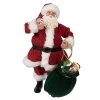 Clayre&eef Natale>Babbo con sacco 28cm