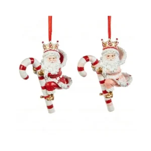 Goodwill Natale>Babbo Natale con Bastoncino di Zucchero B 10cm