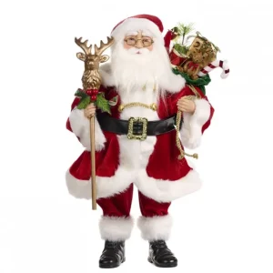 Goodwill Natale>Babbo Natale con Scettro e Regali 48CM