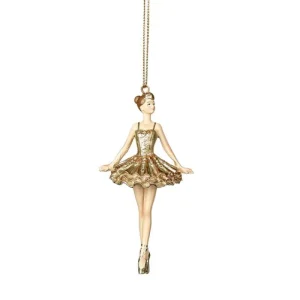 Goodwill Natale>Ballerina Gold 11CM: Eleganza per la tua casa e regali unici