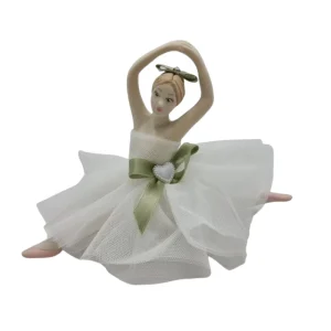 Cherry and Peach Cresima | Comunione>Ballerina in Porcellana: Eleganza per le tue Bomboniere