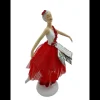 Preziosa Luxury Home Christmas Natale>Ballerina in Tulle Rosso: Decorazione Elegante per Casa