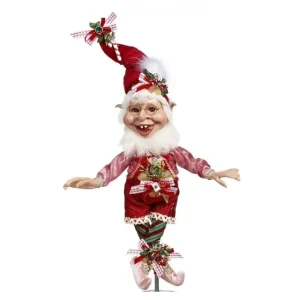 Mark Roberts Natale>Bambola Elf 44CM Ed. Limitata - Decorazioni Uniche