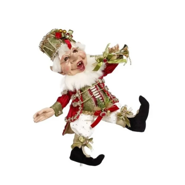 Mark Roberts Natale>Bambola Elf Joyful 44,5CM - Edizione Limitata Decorativa