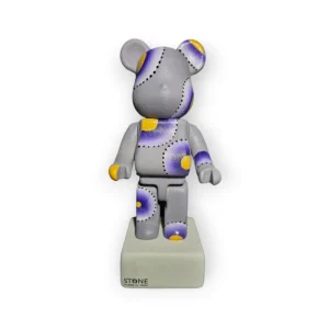 Stone Italia Comunione | Battesimo E Nascita>Bearbrick Medio Viola 21x9cm - Decorazioni Uniche e Regali