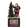 Clayre&eef Natale>Calendario con Babbo 16x10x34cm