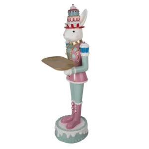 Clayre&eef Pasqua>Candy Coniglio con Vassoio 43x40x121cm