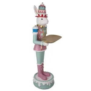 Clayre&eef Pasqua>Candy Coniglio con Vassoio 43x40x121cm