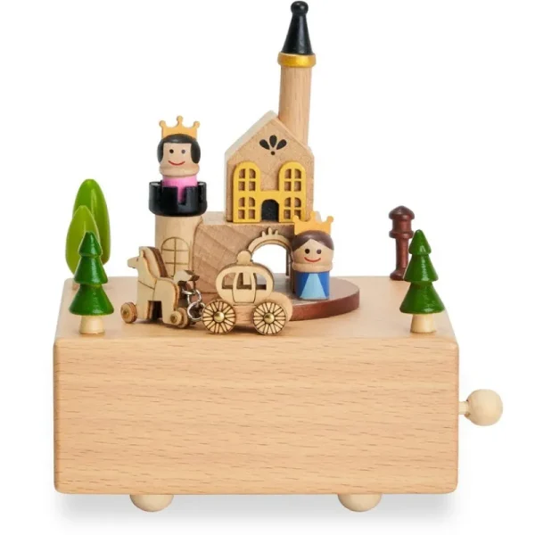 Henriette Decorazioni>Carillon Castello Cm.11x11 Wood Carillon