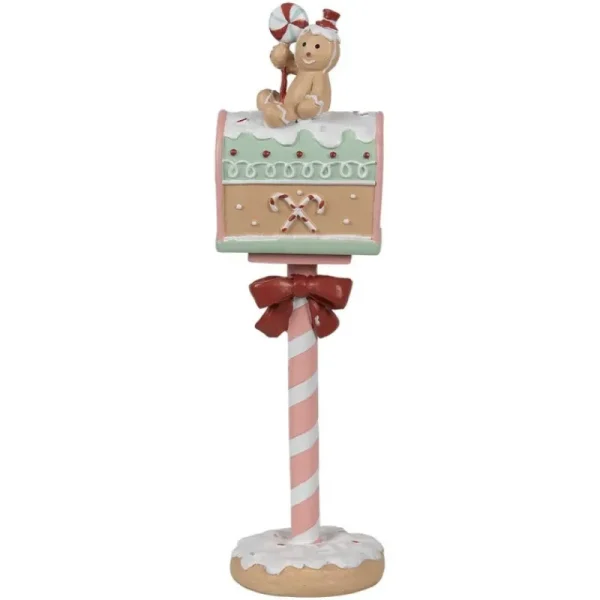 Clayre&eef Natale>Casetta postale pan di zenzero  11x10x36 cm