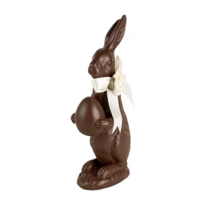 Clayre&eef Pasqua>Chocolate Coniglio con un uovo 11x5x20 cm