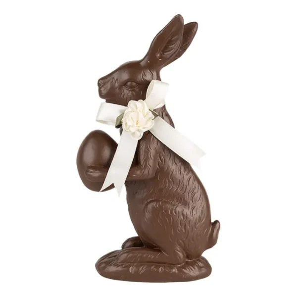 Clayre&eef Pasqua>Chocolate Coniglio con un uovo 11x5x20 cm