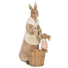 Clayre&eef Pasqua>Conigli con Vaso 13x10x24 cm