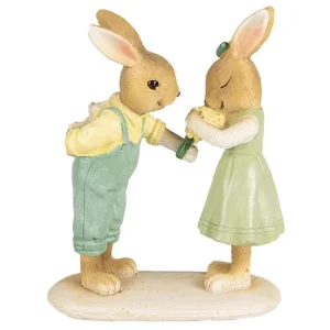 Clayre&eef Pasqua>Coniglieti con regalo 11x5x14 cm