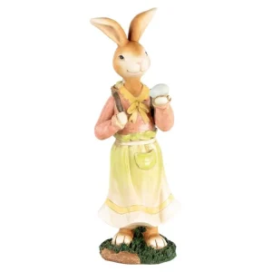 Clayre&eef Pasqua>Coniglietta con Cesta 13x13x33 cm