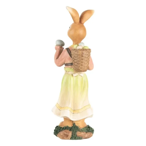 Clayre&eef Pasqua>Coniglietta con Cesta 13x13x33 cm