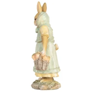 Clayre&eef Pasqua>Coniglietta con Figlia 14x7x20 cm