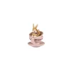 Clayre&eef Pasqua>Coniglietta su Tazzine 9x7x9cm