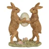 Clayre&eef Pasqua>Coniglietti con Uovo 11x5x13cm