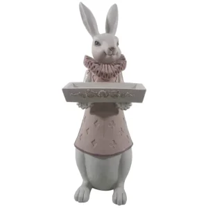 Clayre&eef Pasqua>Coniglio con Vassoio 15x13x37 cm