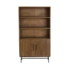 Light And Living Complementi>Credenza 100x40x180 cm DUBAKU legno marrone scuro