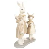 Clayre&eef Pasqua>Famiglia di coniglietti 16x8x21 cm