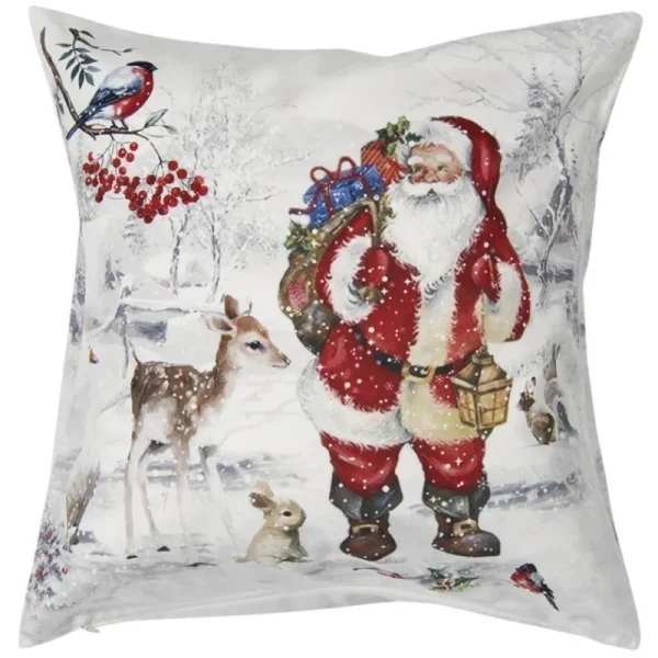 Clayre & Eef Natale>Federa Babbo 45x45cm: Decorazioni Casa Uniche e Regali