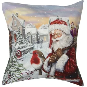 Clayre & Eef Natale>Federa Babbo 45x45cm: Decorazioni Casa Uniche e Regali