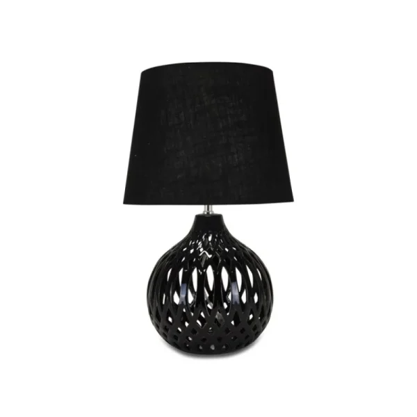 Henriette Illuminazione>Lampada Sferica Nera ø34 H.54cm. Fusion