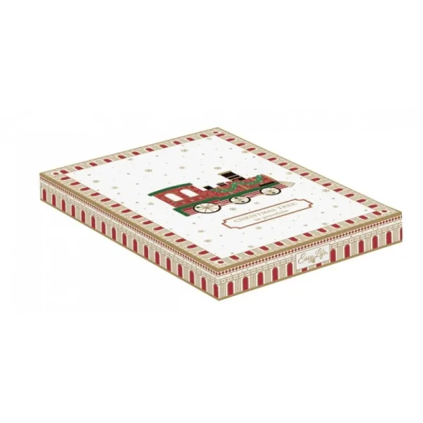 EasyLife Natale>Piatto a forma abete 21x16 cm Polar Express