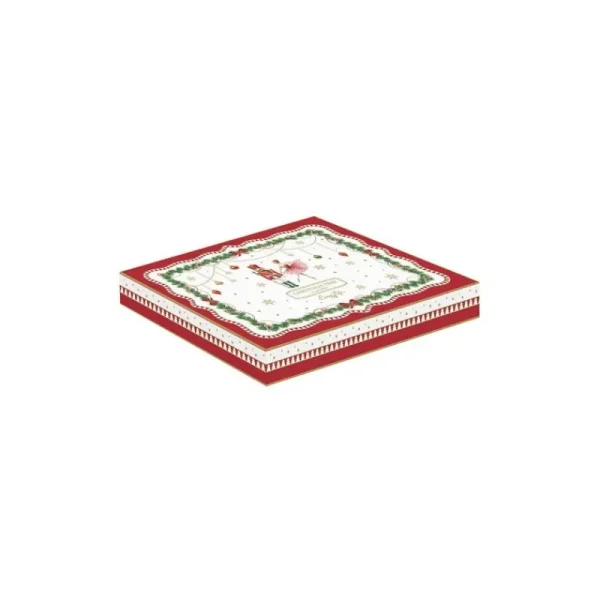 EasyLife Natale>Piatto a forma abete 20,5x25,5 cm MAGIE DE NOEL