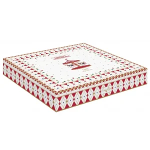 EasyLife Natale>Piatto sagomato 23,5x20 cm Christmas Wonderland