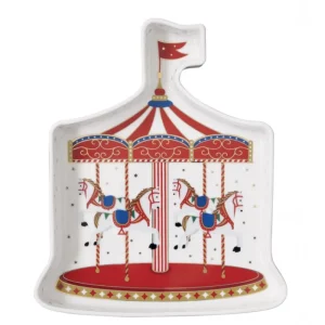 EasyLife Natale>Piatto sagomato 23,5x20 cm Christmas Wonderland