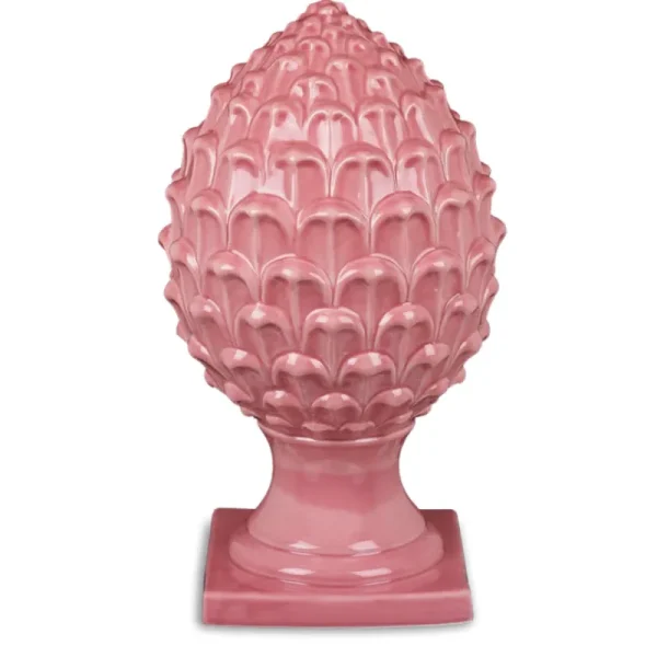 Henriette Matrimonio | Comunione>Pigna Rosa in Ceramica 15cm: Bomboniere Uniche e Eleganti