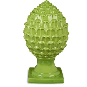 Henriette Comunione | Battesimo E Nascita>Pigna Verde in Ceramica 15cm - Bomboniere Eleganti