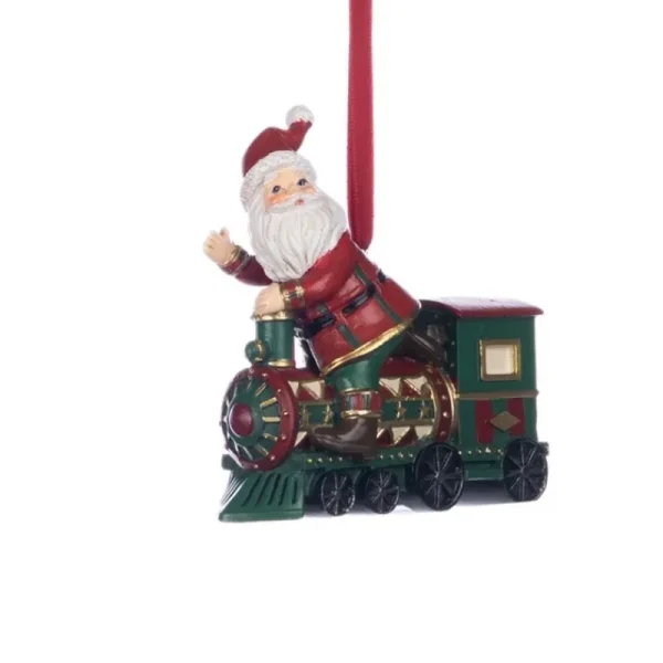 Goodwill Natale>"Santa Su Trenino B 10CM: Magia Natalizia per la Casa"