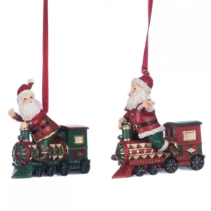 Goodwill Natale>"Santa Su Trenino B 10CM: Magia Natalizia per la Casa"