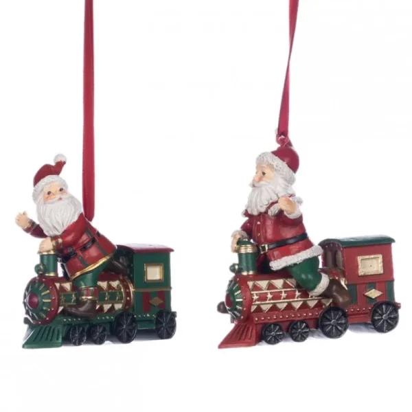 Goodwill Natale>"Santa Su Trenino B 10CM: Magia Natalizia per la Casa"