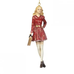 Goodwill Natale>"Shopping Girl 11,5cm: Decorazioni Uniche per la Tua Casa"