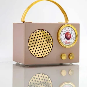 Baratti Argenti Cresima | Comunione>Radiolina Vintage Bluetooth 14cm: Design e Stile Unici