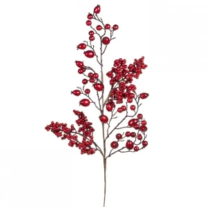 Goodwill Natale>Ramo con Bacche Rosse 80cm