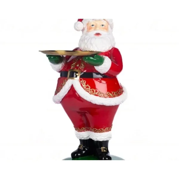 Goodwill Natale>Santa con Vassoio 61cm: Decorazioni Uniche per la Casa