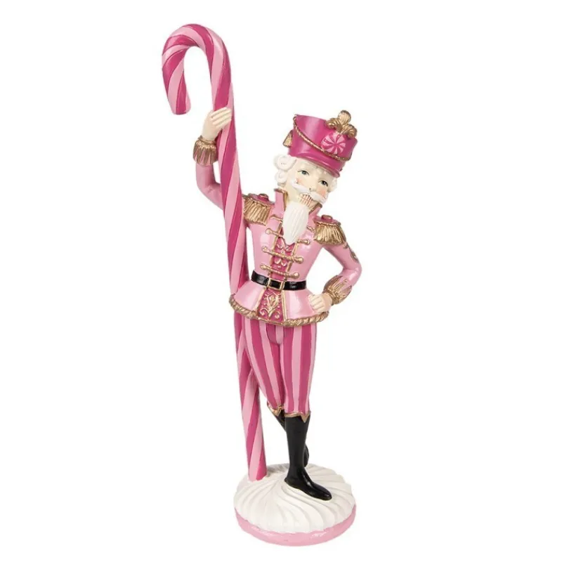 schiaccianoci_rosa_xxcm_0.webp Clayre&eef Natale>Schiaccianoci Rosa 9x6x23cm