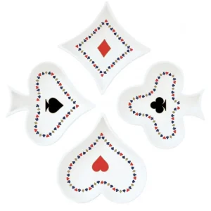 EasyLife Tazze>Set 4 ciotoline in porc.Ø 10,5 cm Casinò Royale