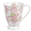 Clayre&eef Tazze>Set 6 Mug Porcellana Roses: Eleganza per la tua casa